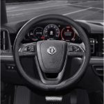 8D Nappa leather Car Steering Wheel Cover For Dongfeng Fengshen Yixiang Max Yixiang Gs Hua Ji Ma He Version Ax7 Auto Accessories Black-O