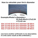 14 ; 15 ; Inch PVC Leather Space-Saving Spare Wheel Protective Cover car accessories for 2012 2013 2014 Suzuki jimny 14#15# for 14 Inch jimnyNdQ