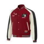 Li Ning Bad5 3D baseballi kraega tikitud mustriga n&ouml;&ouml;pidega jakk Meeste jakid AJMW009-2 L