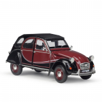 Welly 1/24 Citroen 2CV 6 Charleston Sulamist Klassikaline Vanaaegne Auto Mudel Valatud Metallist M&auml;nguasi Klassikaliste Autode Mudelite Kollektsioon Kingitus punane