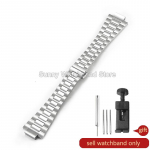 H&uuml;poallergeenne roostevabast terasest k&auml;ev&otilde;ru spetsiaalse liidesega PATEK PHILIPPE Nautilus 5726 5740 5811 5980 5990 jaoks H&otilde;bedane 13x25 13x25mm
