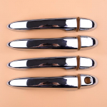 Chrome Exterior Side Door Handle Cover Trim Bezel Cap fit for Fiat 500X SUV 2016 2017 2018   ABS