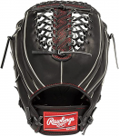 Rawlings Hyper Tech R2G pehme pesapallikinnas ja sobib t&auml;iskasvanutele (Must, GR9FHTALR) Paremak&auml;elised Vasakuk&auml;elised Viskeid, Treening, must