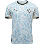 Puma Palermo Muster Tr&uuml;kiga &Uuml;mmarguse Kaelusega L&uuml;hikeste Varrukatega V&otilde;&otilde;rsil Jalgpallis&auml;rk Meeste pealsed 782855-03 XS