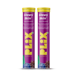 PLIX The Plant Fix Glutatiooni kihisevad tabletid s&auml;rava noorusliku naha jaoks 500 mg 15 tabletti X Pakk 2 Viinamari