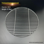 304 roostevabast terasest &uuml;mmargune BBQ grillrest