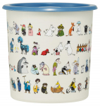 Uisutaja H&uuml;ljes &Otilde;hukindel S&auml;ilitus Moomin 80. Aastap&auml;ev &Uuml;he-puute konteiner, Suur, 1000ml, Konteiner, V&auml;ljaanne, SOT10-A