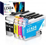 Lc424 Cartouche D'Encre Compatible Pour Cartouche Brother Lc424 Lc-424 Lc-424Val Pack Pour Brother Dcp-J1200W Dcp-J1200We Impriman