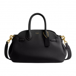 Coach Empire Carryall 26 Logoga T&otilde;mblukuga Sulgemine Nahast Crossbody &Otilde;lakott Keskmine Naiste kott Must CU066-B4BK Basic Set (Bag+Dust Bag)
