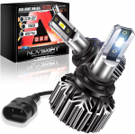 NOVSIGHT LED Esituled S&otilde;iduki Kontroll 6500K Udutuledeks M&uuml;&uuml;ja Komplekt 2 tk HB4, Vastav, 12000LM, 60W, &Uuml;hilduv DC9V-32V, &Uuml;li-K&otilde;rge Heledus, valge