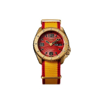 Seiko Street Fighter Zangief Piiratud v&auml;ljaanne Automaatne mehaaniline k&auml;ekell Meeste kellad Punane SRPF24K1-ZANGIEF Yellow Watch Case Red Watch Dial