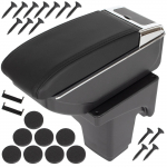 Ford Focus MK3 14-18 LIFT k&auml;etugi panipaiguga MUST ECO NAHK + paigalduskomplekt