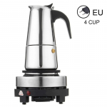 4 tassi kohvimasina pott roostevabast terasest mokka espresso latte pliidiplaadi filtriga kohvimasin kohvikann k&ouml;&ouml;ki EU