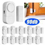 1/3/5 pakk Smart House juhtmevaba kodukontori aken ukse sissep&auml;&auml;s Varguse turvasignalisatsiooni hoiatuss&uuml;steemi magnetandur 5 pack