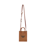 MCM Konjak Monogramm Mini Tassikott Eemaldatava Rihma ja Signatuurlogoga Igap&auml;evaseks & Vabaaja Kasutamiseks Basic Set (Bag+Dust Bag) brown