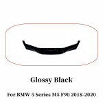 2018-2020 BMW 5. seeria M5 F90 jaoks 3 tk/komplekt Auto esikaitseraua huul Chin Spoiler S&uuml;sinikmust Kerikomplekt V&auml;lisosa Tuuningutarvikud Glossy Black