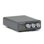 Fosi Audio K5 PRO DAC K&otilde;rvaklappide v&otilde;imendi mikrofoniga Mini HiFi Stereo digitaalne DAC k&otilde;rvaklappidele &Uuml;hilduv halli kaabli sisendiga, M&auml;ngimiseks, must