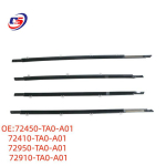 08-13 Accord Auto Ukse V&auml;lisklaasi Tihenduskummiriba 72410-TA0-A01 72450-TA0-A01, 72410-TA0-A01, 72950/72910-TA0-A01