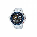 Casio G-SHOCK Merev&auml;e seeria Intelligentene t&otilde;usu-kuu LED-valgustus Kuus b&uuml;rood Raadio P&auml;ikeseenergia Kvartsliikumine Vaikerihm Jaapani ja Korea kell GWN-1000E-8A must