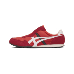 ONITSUKA TIGER Serrano Slip-On Kangas Jaapani Retro Spordistiil Elustiil Vabaajajalatsid Unisex toss Punane Valge 1183C615-600 39 brown