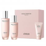 OHUI Miracle Moisture Pink Barrier Eriset (Naha pehmendaja 150 ml + Emulsioon 100 ml + Kreem 25 ml)