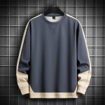 Hupparid Meeste Plaastert&ouml;&ouml; Pikkade Varrukatega Huppari Streetwear Topid Mehelik Hip Hop Harajuku Korea Meeste Vabaaja &Uuml;mmarguse Kaelusega Pullover XL