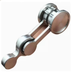 Kaootiline pendel S&otilde;rmeotsa g&uuml;roskoop Fidget Spinner Metallist EDC Dekompressioon Lapsed T&auml;iskasvanud Antistress Kingitused Antigravitatsiooni pendel gray