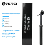 RIRO reguleeritav dropp-sadulapost m&auml;giratastele (27.2/30.9/31.6MM) black