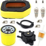 &Otilde;hufilter 3208303 Muruniiduki hoolduskomplekt Kohler SV730 SV735 SV740 SV810 SV820 SV830 mootorile koos k&uuml;tusepumbaga, Asendab 32 883 03-S1 &otilde;hufiltri kollane