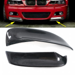 1 paar auto esipamperi splitterid difuusor spoiler splitter huul kaitse huul BMW E46 M3 1999-2006 2001 s&uuml;sinikkiud CSL stiil 1 Set