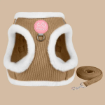 Talvine soe Chihuahua koerarihm karusnahaga Jalutusrihm lemmikloomarihmad ja rihma komplekt v&auml;ikestele koertele kutsikatele Yorkshire'i terjeritele lemmikloomade Tarvikud (as the picture,M-advise 5.5-7kg)