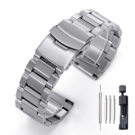 H&otilde;be-must k&auml;ev&otilde;ru Seiko luksuslikule t&auml;isroostevabast terasest kellarihmale 18mm 19mm 20mm 21mm 22mm 24mm Rihm Meeste Kellatarvikud 19mm h&otilde;be