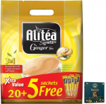 Alit&eacute;a Signature Ingveritee, 3-&uuml;hes kiirtee ingveri, koorepulbri ja suhkruga, 25 kotikest x 20g (Malaisiast) Osta Flavourito Kunafa &Scaron;okolaad 20g