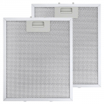 2 tk 340 x 280 mm pliidiplaadi &otilde;hupuhasti filter AEG valge, suur &otilde;lihoidmisv&otilde;ime, k&otilde;rge temperatuurikindlus, 5-kihiline varuosa 2 Pezzi (260&times;230 mm)