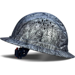 Ameerika SAFEBUILDER purunemiskindel lai &auml;&auml;rtega kaitsekiiver p&auml;ikesekaitsega 53-63cm gray
