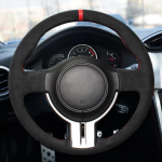Originaalne roolikatte punutis Toyota 86 Subaru BRZ jaoks Must seemisnahk DIY k&auml;sitsi &otilde;mmeldav auto roolikatte kate