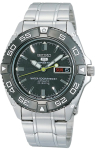 SEIKO 5 Sports Automaatne k&auml;ekell SNZB23J1, H&otilde;bedane sihverplaat, Roostevabast terasest korpus, &Uuml;hesuunaline raam, 10 ATM veekindel, Meeste gray