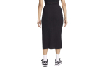 Nike Sportswear Chill Knit Vabaaja Pikk Seelik Naiste Must FQ1637-010 L black