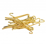 20 t&uuml;kki &auml;&auml;ristatud lamedad j&auml;rjehoidjad silmusega DIY ehete tegemine antiikkullast 87mm