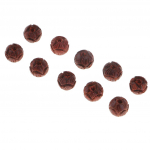 Sandlipuu nikerdamine Lotus Round Wood Mara Beads Sapcer DIY Ehted 6mm 6mm pruun