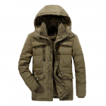 suur suurus L~ 8XL Talveparka meeste Jakk Meeste Paks Puuvillase Polsterdusega soe -30 kraadi lumemantel 6XL khaki