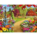 Maja 5D DIY Teemantmaal Sise&otilde;ue Aed Tikand Ristpistes Rhinestone Mosaiic Kodukaunistus 20X30CM