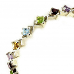 Les Tr&eacute;sors De Lily [B9161] - Bracelet Argent 'Les Pr&eacute;cieuses' Tutti Frutti mitmev&auml;rviline