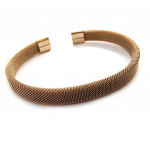 Les Tr&eacute;sors De Lily [M8805] &ndash; roosast kullast 'Chor&eacute;ographie' terasest k&auml;ev&otilde;ru (kuldroosa) &ndash; 64 mm 8 mm kuld