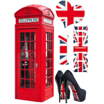 Les Tr&eacute;sors De Lily [L4989] &ndash;  So British  telefonikleebiste leht (50x70 cm) mitmev&auml;rviline