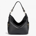 Zency Elegant naiste &otilde;lakott 100% ehtsast nahast suure mahutavusega Lady Messenger Crossbody rahakott kvaliteetne must k&auml;ekott must