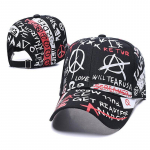 Suvine snapback-m&uuml;ts unisex mood graffiti meeste hip-hop pesapallim&uuml;ts naiste aksessuaarid p&auml;ikesem&uuml;ts valge