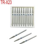 1,6 mm 10 tk hambaravi teemant FG kiired puurid poleerimiseks, silumisvahendiks hambaravikliinikule TR-X23