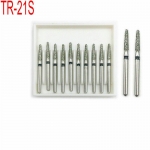 10 tk Dental Diamond FG kiired hambulised &uuml;lij&auml;medad hambapurid hammaste poleerimiseks, silumiseks TR-21S