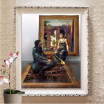 5D DIY Teemantmaali Ristpistekomplekt T&auml;ielik teemanttikandid Maastik Pilt kividest kodukaunistuse kingitus Full Round 20X30CM